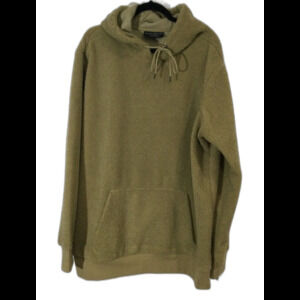 No Boundaries Sweatshirt Men’s Unisex Size XL Color Sand Khaki Pullover Hoodie
